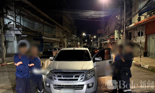 穿制服假装员工！泰国18人团伙深夜偷挖电缆被抓